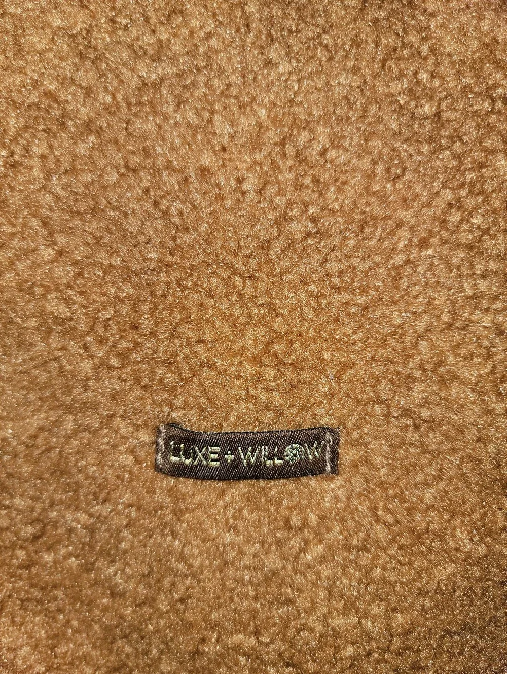 Luxe + Willow Teddy Sherpa Laptop Bag